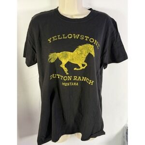 Yellow Stone Dutton Ranch T Shirt Adult XL Montana Western Cowboy Horse
